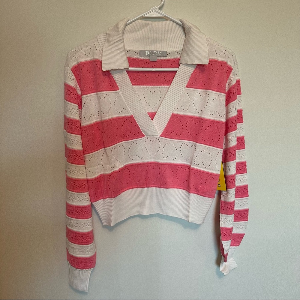 Crop knit top- womens size small